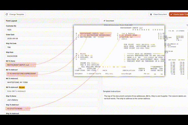 AI Interpreter extracts the details
