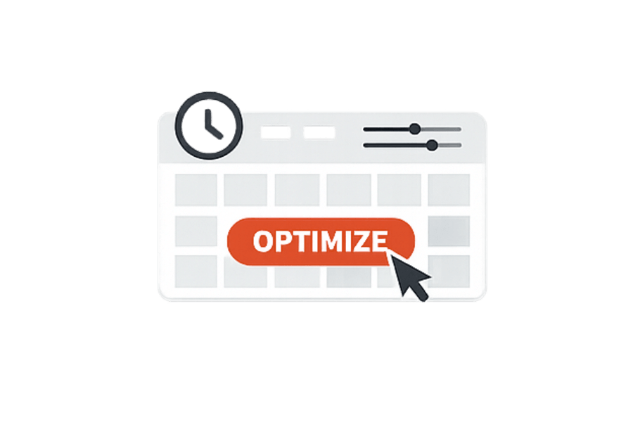 Build the optimized schedule